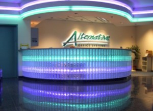 Neon Signage Business Lobby