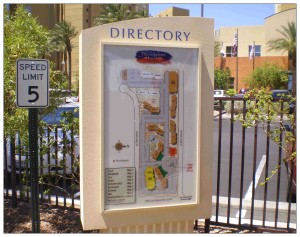 Stylish Main Entry Way Directory Sign