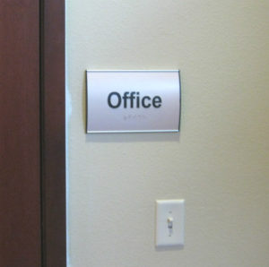 ADA Office Sign