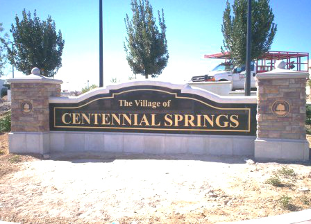 Custom Monument ID Entryway Sign