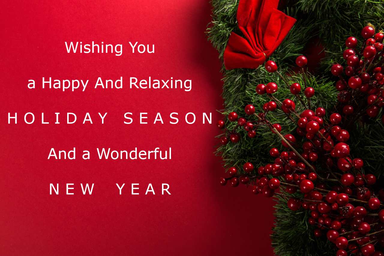 Happy holiday wishes